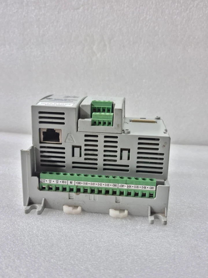 USED WORKING ALLEN BRADLEY 2080-LC20-20QBB MICRO820 ETHERNET IP PLC WITH MODULE